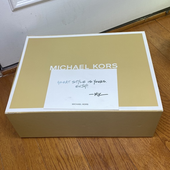 ๐ Michael kors NWT jet set leather medium peach tote gorgeous ๐ - Picture 11 of 15